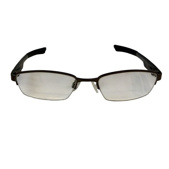 Oakley Other - Oakley Double Tap Pewter Eyeglasses OX3123-0253 Rectangular Semi-Rimless Frames
